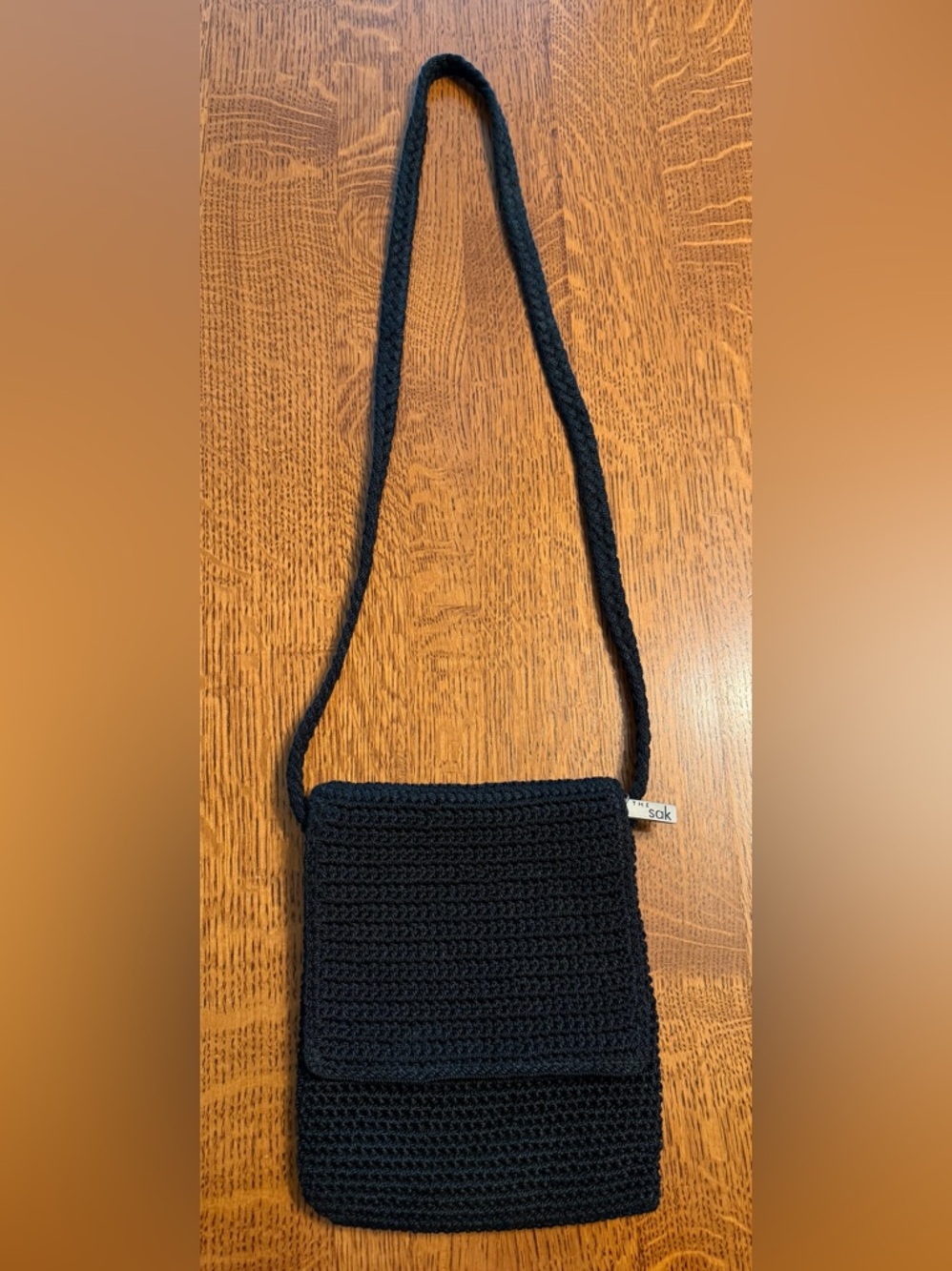 The Sak Black Quilted Interior Crossbody